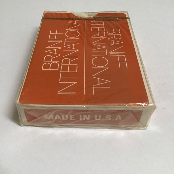 Braniff International Airlines BRIDGE Deck Playing Cards NEW SEALED Vintage - Picture 5 of 5